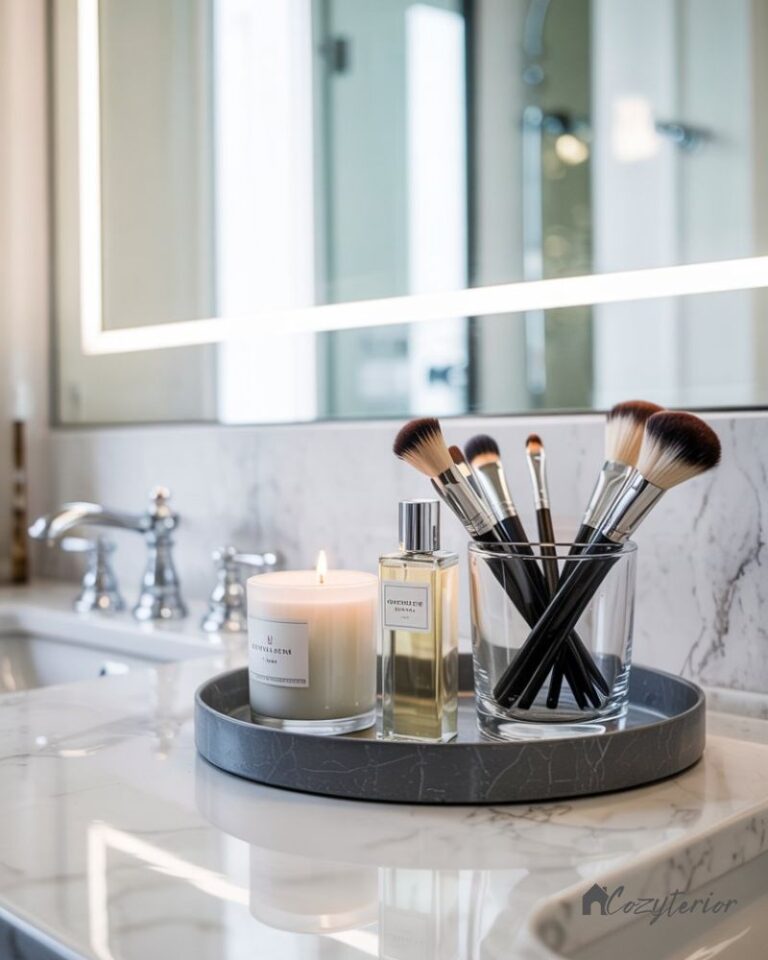 25 Bathroom Tray Decor Ideas to Keep Your Counter Pretty and Clutter ...