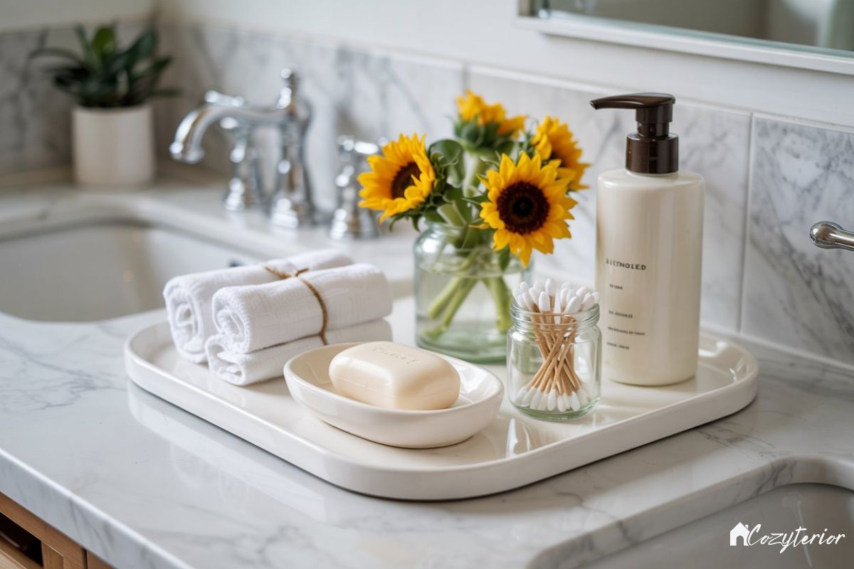bathroom tray decor ideas
