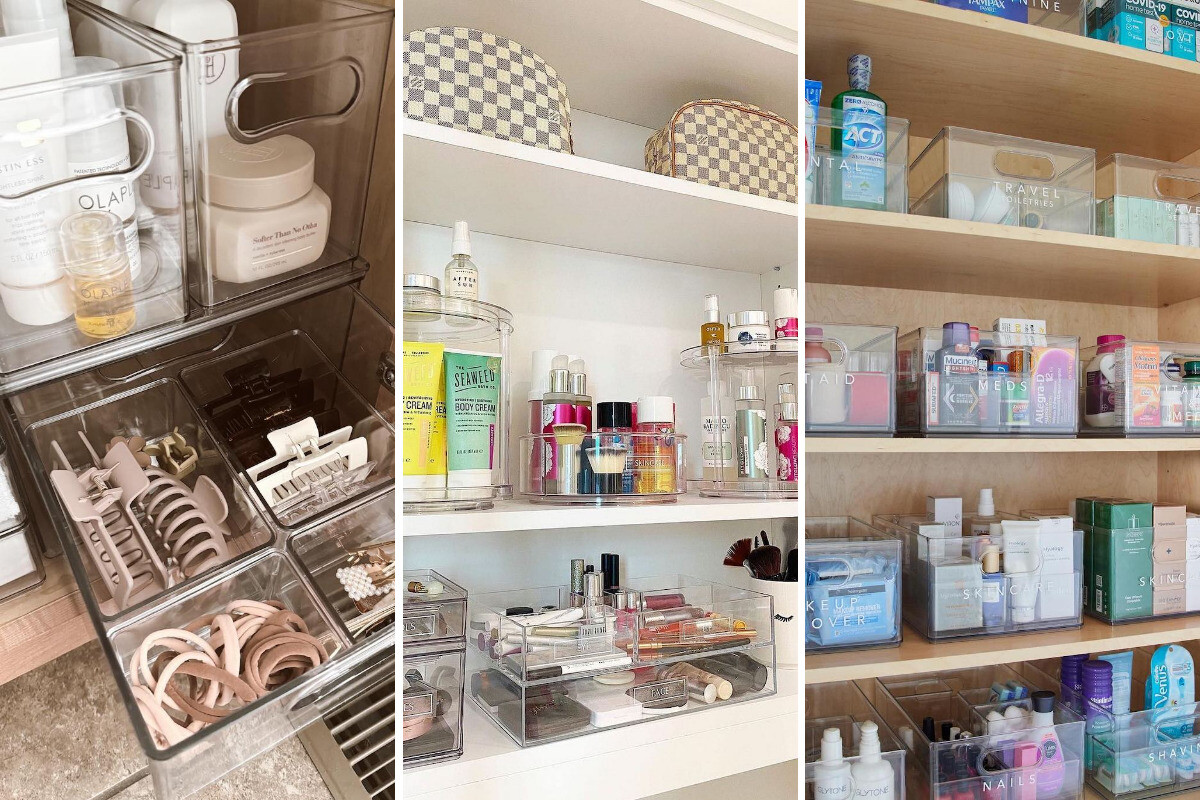 bathroom organization