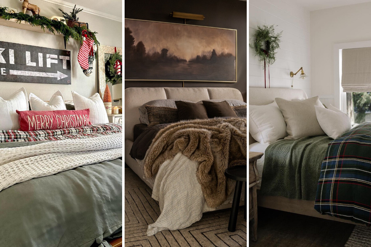 christmas bedroom decor