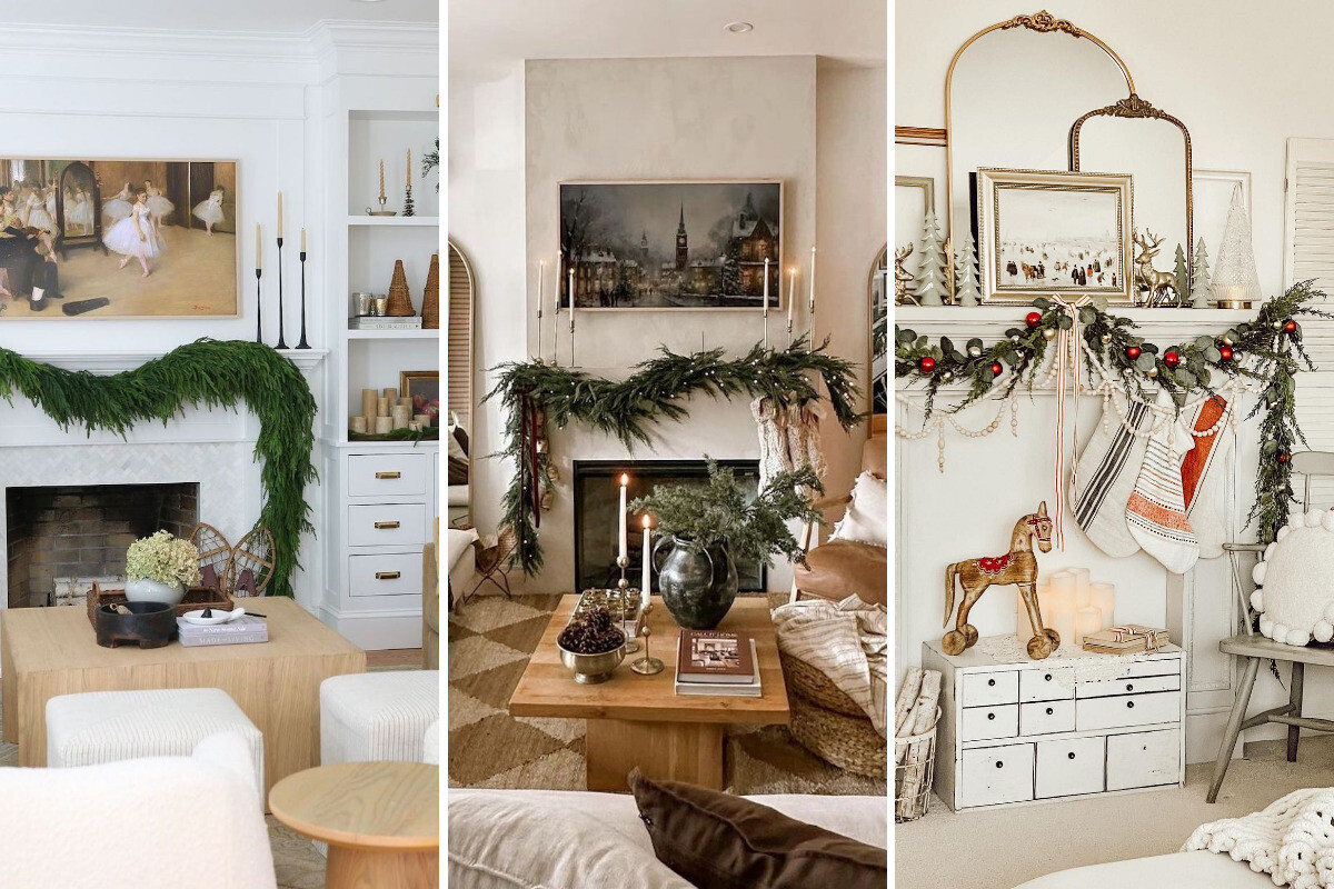 christmas mantle decor