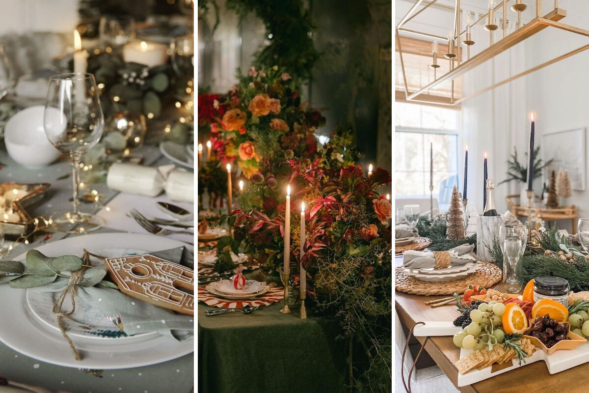 christmas table decorations