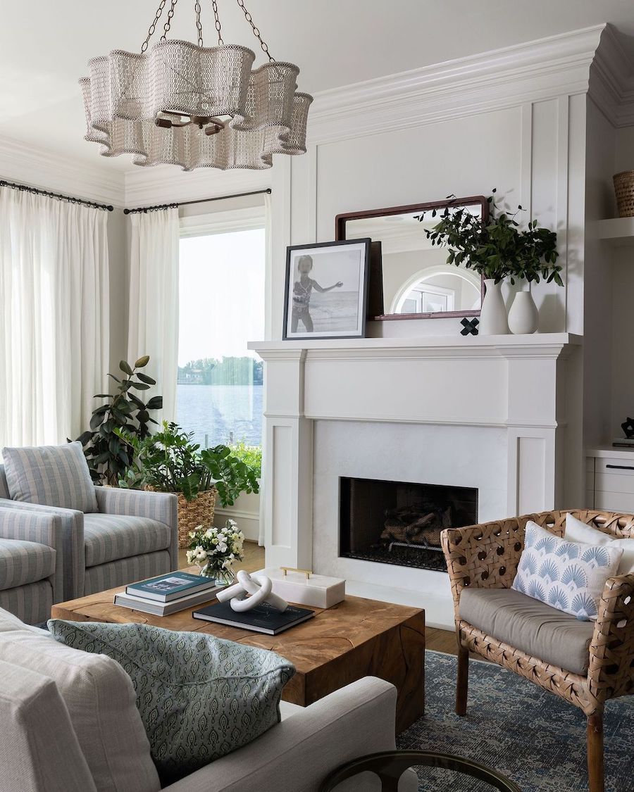 an elevated coastal living room