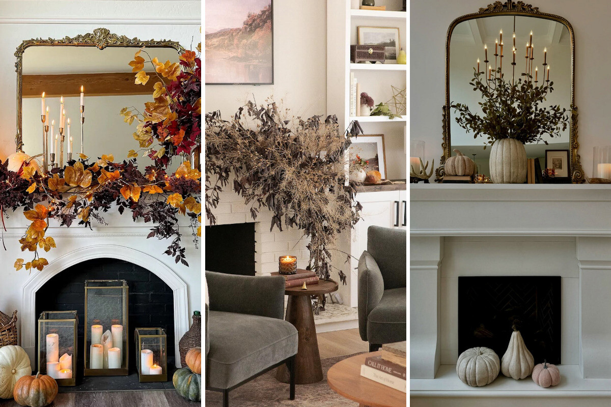 fall mantle decor