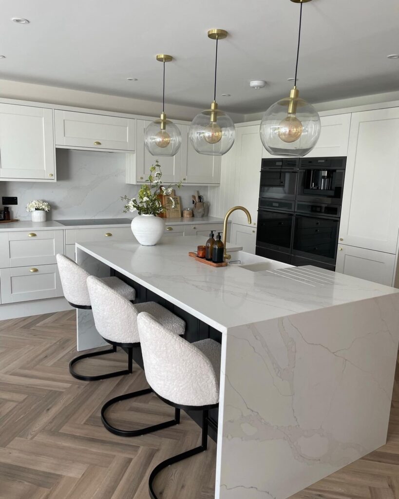 white woven bar stools