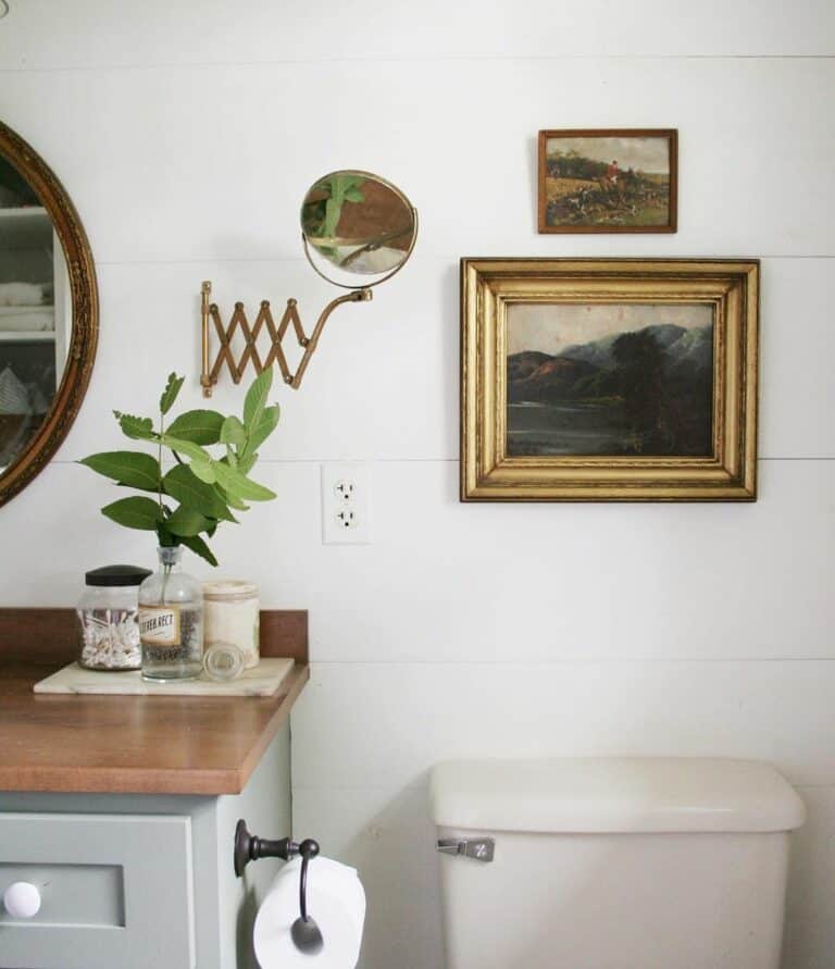 Modern Minimalist Accents for Smal Bathroom