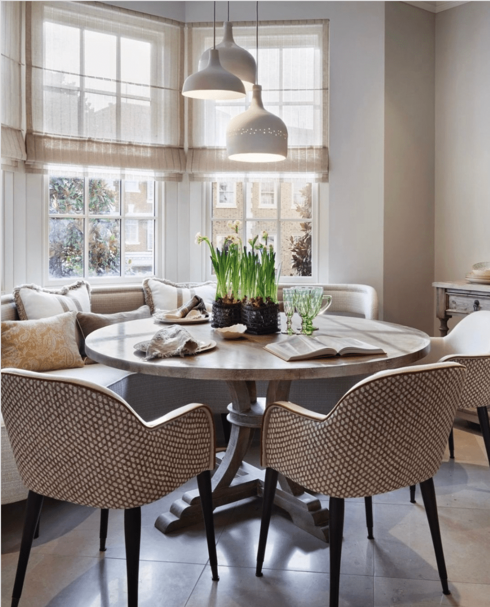 Bay Window in a Breakfast Nook